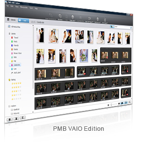 PMB VAIO Edition - rychlé zpracování fotek a videa