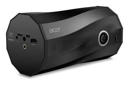 Přenosný LED projektor s Full HD rozlišením, bezdrátovým připojením a baterií, Acer C250i