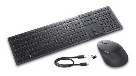 Bezdrátové periferie, klávesnice a myš - Dell Premier KB900 a MS900
