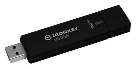 USB flash až 512 GB, se zabezpečením na armádní úrovni - Kingston IronKey D500S