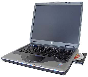 HP-Compaq nx9000 - integrovaný bezdrát 54Mbps