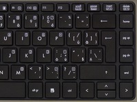 detail klávesnice