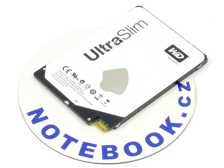 WD Scorpio Blue UltraSlim (WD5000MPCK) - 500GB disk s tloušťkou 5 mm