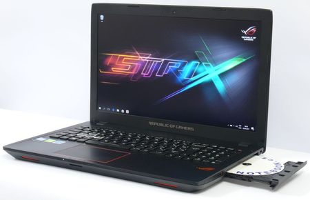 ASUS GL553VE - herní notebook s GTX 1050Ti, SSD, HDD i optickou mechanikou