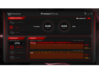 aplikace Acer PredatorSense - nastavení chlazení a výkonu GPU