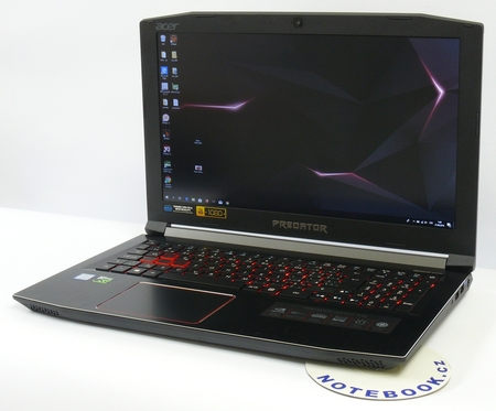 Acer Predator Helios 300 - výkonný notebook herního středu, i7-8750H, GTX 1060
