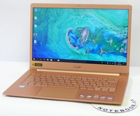 Acer Swift 5 (SF514-52T) - tenký elegantní notebook, pod 1 kg, výrazné barvy