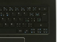 Acer Swift 7 (SF714) - detail klávesnice
