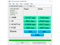 Fujitsu Lifebook S938 - výkony SSD