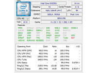 Fujitsu Lifebook S938 - parametry CPU