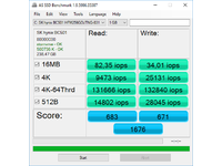 HP EliteBook 840 G5 - výkony SSD v IOPS