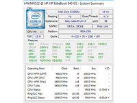 HP EliteBook 840 G5 - popis CPU