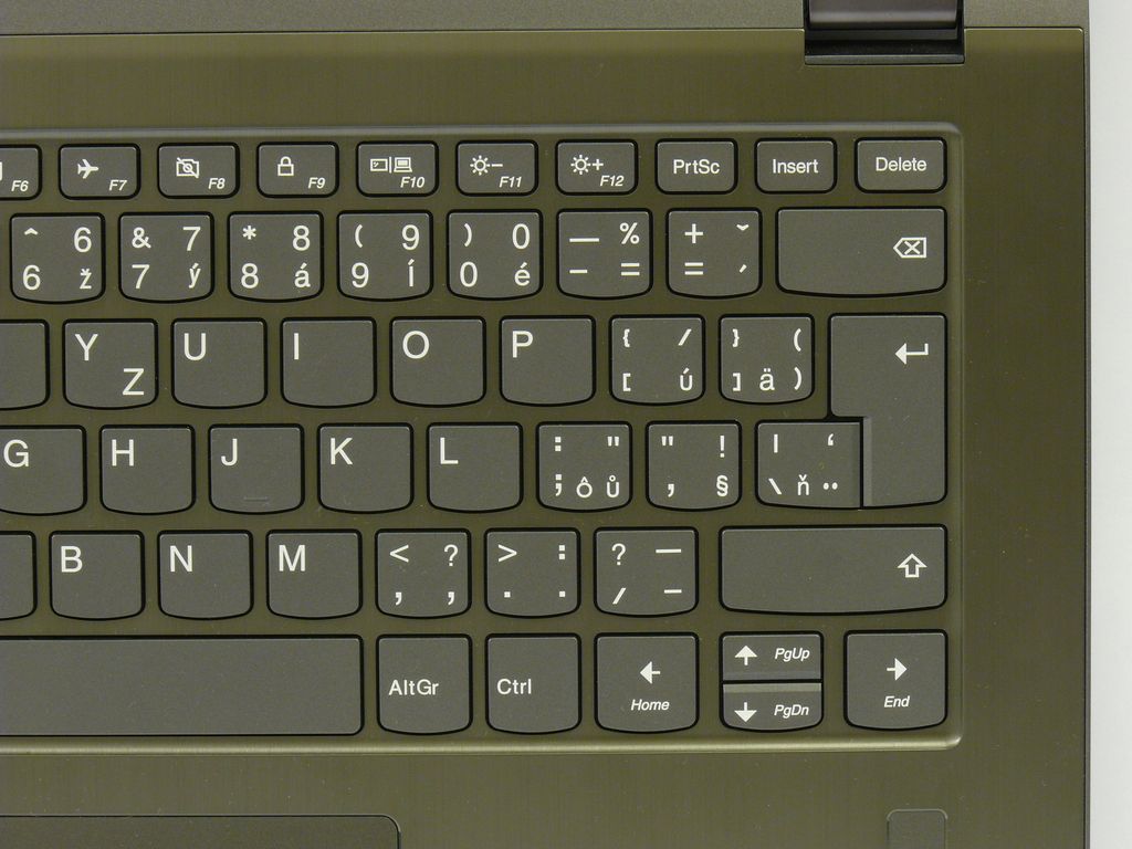 Lenovo Yoga 530-14ARR - detail klávesnice