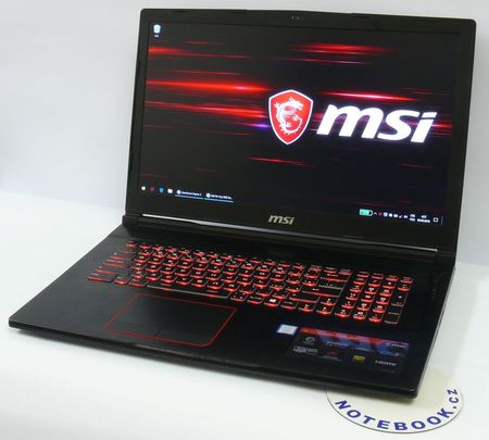 MSI GE73 Raider RGB 8RF - herní notebook a nejnovější procesor Intel Core i7 s šesti jádry