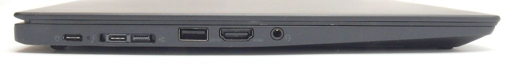 Lenovo ThinkPad T490s - levý bok s nabídkou rozhraní