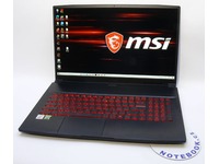 MSI GF75 Thin - 17.3'' herní notebook, v konfiguraci s RTX 3060