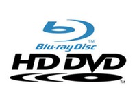 Loga technologii Blu-ray a HD-DVD