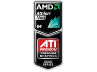 loga AMD AThlon Neo a Mobility Radeon HD 3000