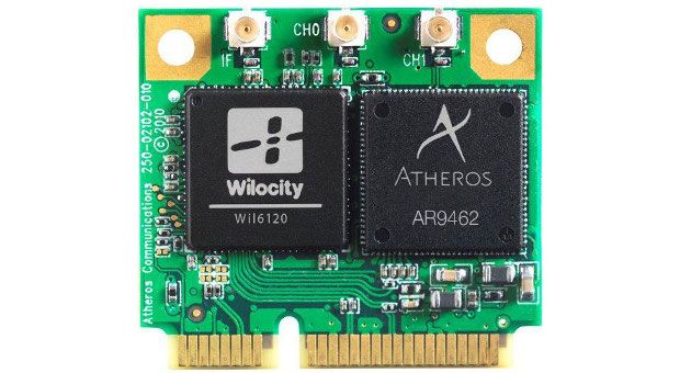 Tri-band Wi-Fi čip podporující standardy ac a ad