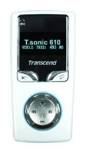 Transcend T.sonic 610 - MP3 přehrávač