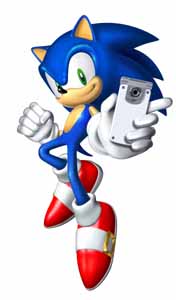 Ježek Sonic v mobilech Panasonic