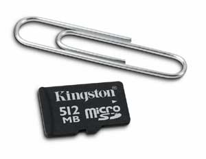 Kingston 512 MB microSD