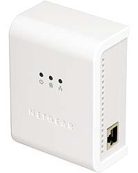 NETGEAR Powerline HD Ethernet Adapter - 200 Mbps v elektrické zásuvce