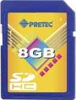 Pretec 8GB SDHC karta