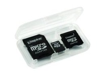  Kingston - 2 GB Micro SD karta s adaptéry pro sloty Mini SD a SD