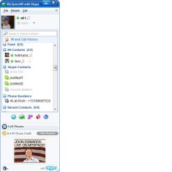 Skype - partnerství s MySpace