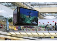 obří plasma TV Panasonic v Paláci Flora