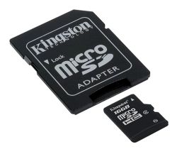 microSDHC Kingston s kapacitou 16 GB 