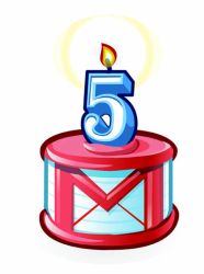 Google Gmail oslavil 5. narozeniny