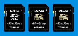 Toshiba uvádí první SDXC paměťovou kartu na světě