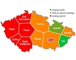 V roce 2011 končí analog TV téměř v polovině ČR