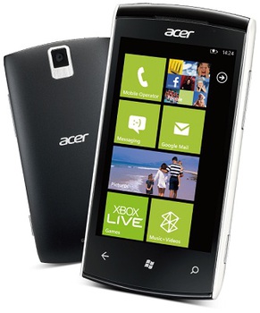 Acer představuje smartphone Allegro s Windows Phone