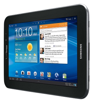 Samsung Galaxy Tab 7.7 s připojením k síti 4G LTE