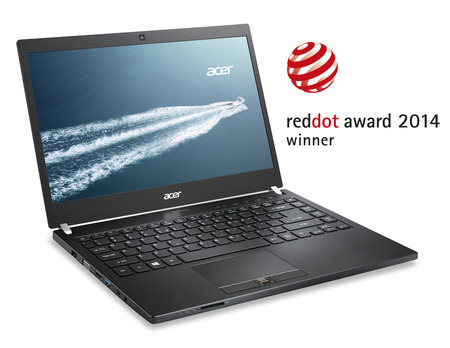 Notebook Acer TravelMate P645 získal další cenu za design - Red Dot Award