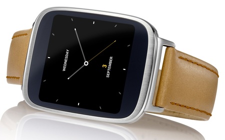 Chytré hodinky ASUS ZenWatch s koženým řemínkem, představeny na IFA 2014