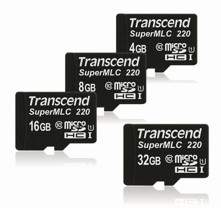 Premiéra microSD karet s technologií SuperMLC 220 od firmy TRANSCEND