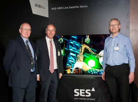 Společnost LG představila HDR vysílání ve spolupráci s BBC a SES