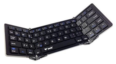 Beik HB006 - hliníková skládací klávesnice pro práci s telefonem nebo tabletem