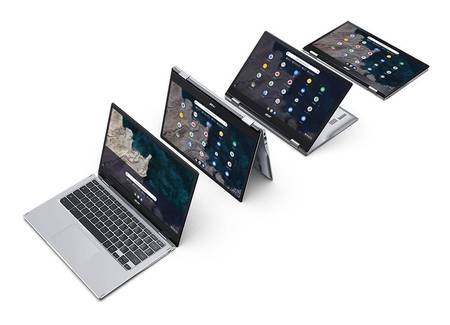 První Chromebooky od Aceru s výpočetní platformou Qualcomm Snapdragon 7c vybavené 4G LTE