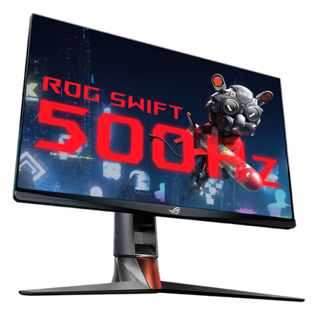 Esportovní herní monitor ROG Swift 500Hz NVIDIA G-SYNC s technologií Reflex